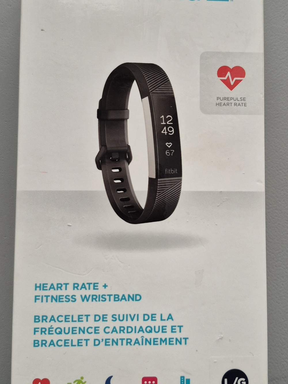 fitbit Heart Rate + Fitness Wristband — Grey